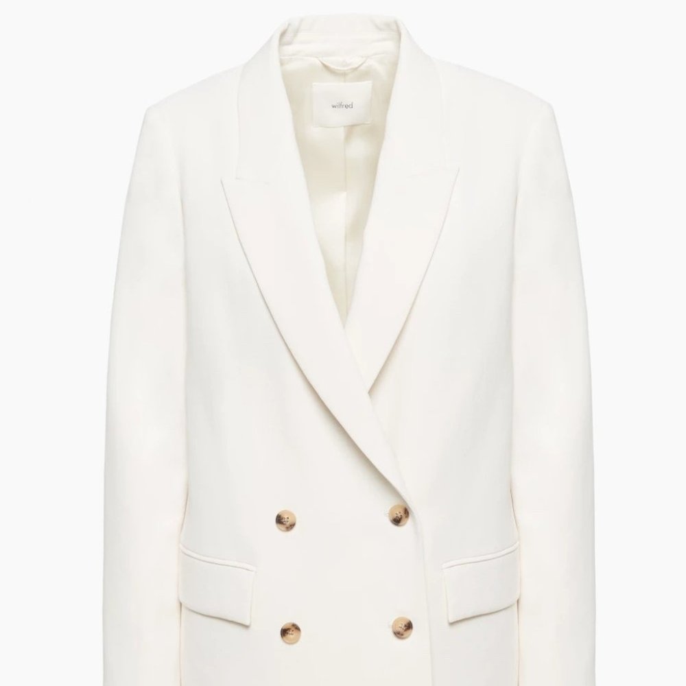 [NWT] Aritzia Wilfred Cherrelle Blazer (Light Birch)